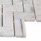 Msi Calacatta Cressa Herringbone SAMPLE Honed Marble Mesh-Mounted Mosaic Tile ZOR-MD-0140-SAM - alternate 4
